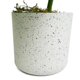 Leaf 30cm Artificial Green Potted Monstera Trailing Plant Premium - thumbnail 4