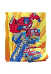 Hasbro Transformers Optimus Prime Transform Silky Touch Blanket 152x127cm in White - Size: 152x127 cm - thumbnail 2