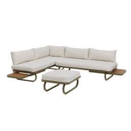 Home Detail Mauritius L-Shape Garden Sofa Set in Green - thumbnail 2