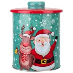 VFM e-Store Christmas Biscuit Tin Design X 1 15. 5cm Christmas Themed