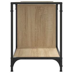 Berkfield Home TV Cabinet Sonoma Oak 153x37x50 cm Engineered Wood in Brown - Size: 153 x 37 x 50 cm - thumbnail 5