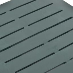 Berkfield Home Folding Garden Table Green 45x43x50 cm Plastic - Size: 45 x 43 x 50 cm - thumbnail 6