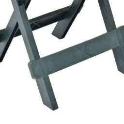 Berkfield Home Folding Garden Table Green 45x43x50 cm Plastic - Size: 45 x 43 x 50 cm - thumbnail 5