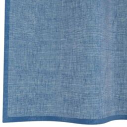 Berkfield Home Voile Curtains with Rod Pockets 2 pcs Royal Blue - thumbnail 6