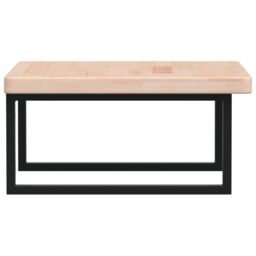 Berkfield Home Basin Shelf Wall Mounted Steel & Solid Wood Oak in Brown - thumbnail 5