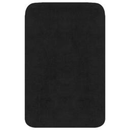 Berkfield Home Luxurious Bathroom Mat Set 3 Pieces Fabric Anthracite in Black - Size: Medium - thumbnail 3