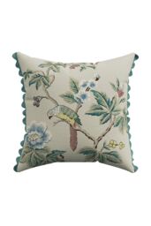 Sanderson 'Lophura' Cotton Cushion - Size: 45 cm x 45 cm