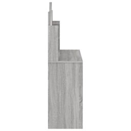 Berkfield Home Dressing Table with Mirror Grey Sonoma 96x39x142 cm - Size: 96 x 39 x 142 cm - thumbnail 6