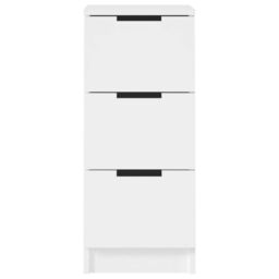 Berkfield Home Sideboard White 30x30x70 cm Engineered Wood - Size: 30 x 30 x 70 cm - thumbnail 6
