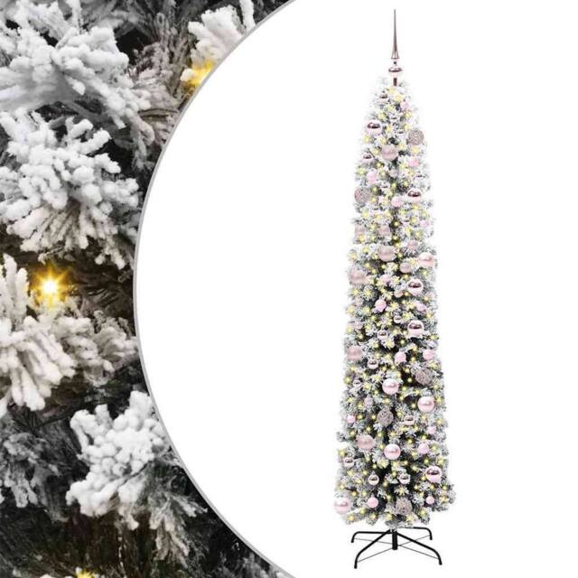 Berkfield Home Artificial Christmas Tree with 300 LEDs with Stand Green 180 cm - image 1