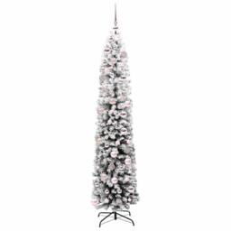 Berkfield Home Artificial Christmas Tree with 300 LEDs with Stand Green 180 cm - thumbnail 3