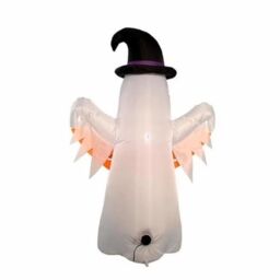 Garden Greatness 4ft Light-Up Inflatable Halloween Ghost Decoration in White - Size: 1 Pack - thumbnail 3