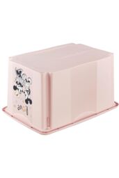 Keeeper Minnie Mouse Turn Around Stacking Box with Lid 45 Litre Nordic Pink - thumbnail 4