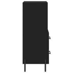 Berkfield Home Sideboard Black 34.5x34x90 cm Engineered Wood - thumbnail 7
