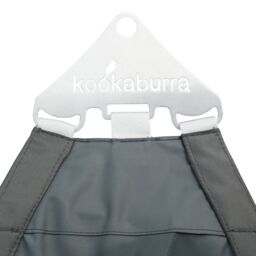 Primrose 3.6m Square Pro Waterproof Garden Sail Shade Canopy 98% UV Block in Charcoal - thumbnail 4
