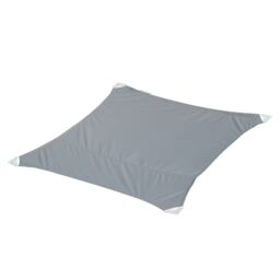 Primrose 3.6m Square Pro Waterproof Garden Sail Shade Canopy 98% UV Block in Charcoal - thumbnail 3