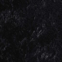 Berkfield Home Shaggy Rug High Pile NAVARRA Black 100x100 cm Polyester - Size: Medium - thumbnail 9
