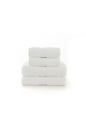 Deyongs Bliss Pima Supersoft Fluffy Cotton 650gsm Towels in White - thumbnail 4