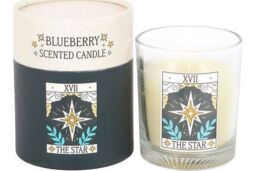 KDMD The Star Vintage Tarot Blueberry Candle in White - thumbnail 2