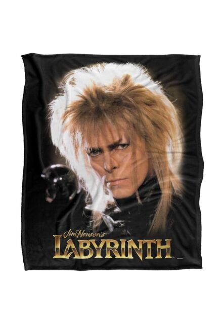 Jim Henson Labyrinth Jareth Crystal Ball Silky Touch Super Soft Throw Blanket 152 X 127 cm in White - image 1