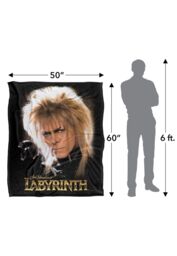 Jim Henson Labyrinth Jareth Crystal Ball Silky Touch Super Soft Throw Blanket 152 X 127 cm in White - thumbnail 5