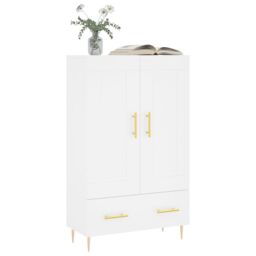 Berkfield Home Highboard White 69.5x31x115 cm Engineered Wood - thumbnail 3