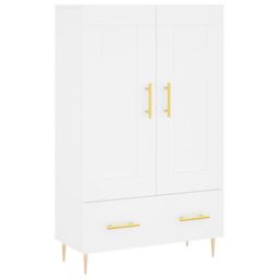 Berkfield Home Highboard White 69.5x31x115 cm Engineered Wood - thumbnail 2