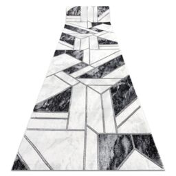 RugsX Exclusive Emerald Runner in Black - Size: 80 cm x 100 cm - thumbnail 1