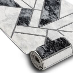 RugsX Exclusive Emerald Runner in Black - Size: 80 cm x 100 cm - thumbnail 2
