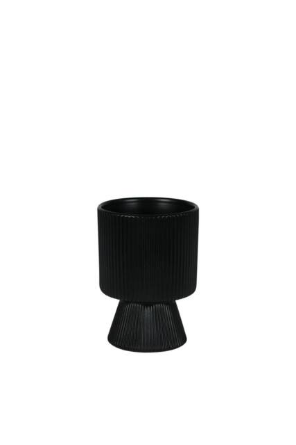 KDMD Matt Black Hortus Oslo Pot 11.5x16cm 3 Pack - Size: 11.5x16 cm - image 1
