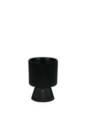 KDMD Matt Black Hortus Oslo Pot 11.5x16cm 3 Pack - Size: 11.5x16 cm - thumbnail 2