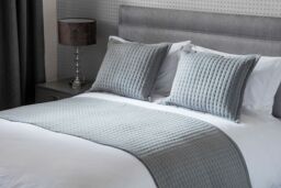 Belledorm Crompton Cushion 40cm X 50cm in Grey - Size: 40 cm x 60 cm