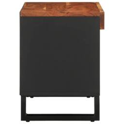 Berkfield Home TV Cabinet 85x33x43.5 cm Solid Wood Acacia in Brown - thumbnail 4