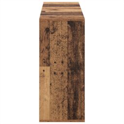 Berkfield Home Sideboard with Shelf Old wood 120 x 30 x 75 cm Engineered wood in Brown - thumbnail 5