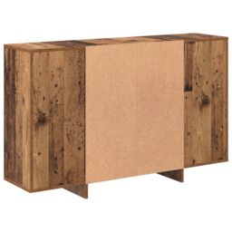 Berkfield Home Sideboard with Shelf Old wood 120 x 30 x 75 cm Engineered wood in Brown - thumbnail 6