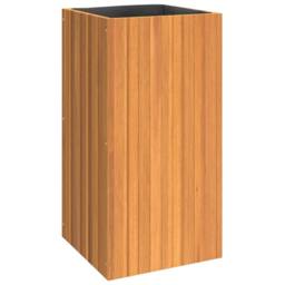 Berkfield Home Garden Planter 45x45x90 cm Solid Wood Acacia in Brown - Size: 45 x 45 x 90 cm - thumbnail 2