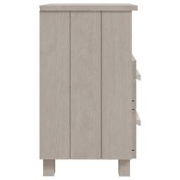 Berkfield Home Decorative Bedside Cabinets HAMAR 2 pcs White 40x35x62 cm Solid Wood - Size: 40 x 35 x 62 cm - thumbnail 5