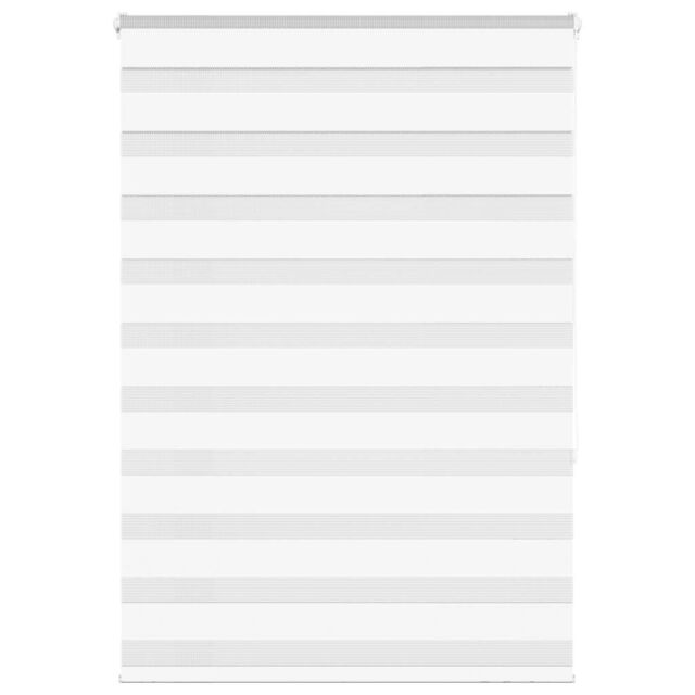 Berkfield Home Zebra Blind White 95x150 cm Fabric Width 90.9 cm Polyester - image 1