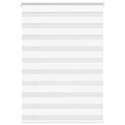 Berkfield Home Zebra Blind White 95x150 cm Fabric Width 90.9 cm Polyester - thumbnail 1