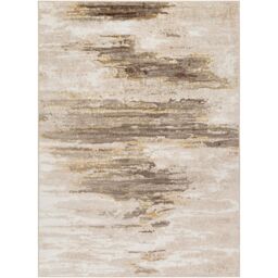 Livabliss San Francisco-Abstract Grey Yellow Taupe Modern Marble Living Dining Rug in Dark Brown - Size: 120 cm x 170 cm - thumbnail 2