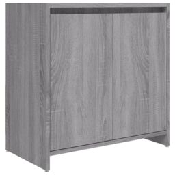 Berkfield Home Bathroom Cabinet Grey Sonoma 60x33x61 cm Engineered Wood - Size: 60 x 33 x 61 cm - thumbnail 2