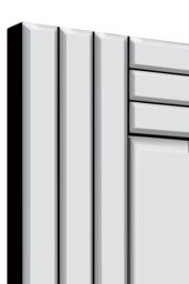 MirrorOutlet Cheval Triple-Bevel Free Standing Mirror 170 x 58 CM 5ft7 x 1ft11 in Silver - Size: 1 Pack - thumbnail 4