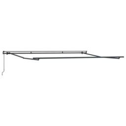 Berkfield Home Manual Retractable Awning Red & White Stripe 500x300 cm - thumbnail 4