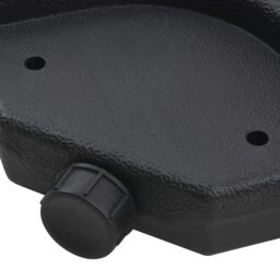 Berkfield Home Portable Parasol Base Sand / Water Filled 60 L in Black - thumbnail 3