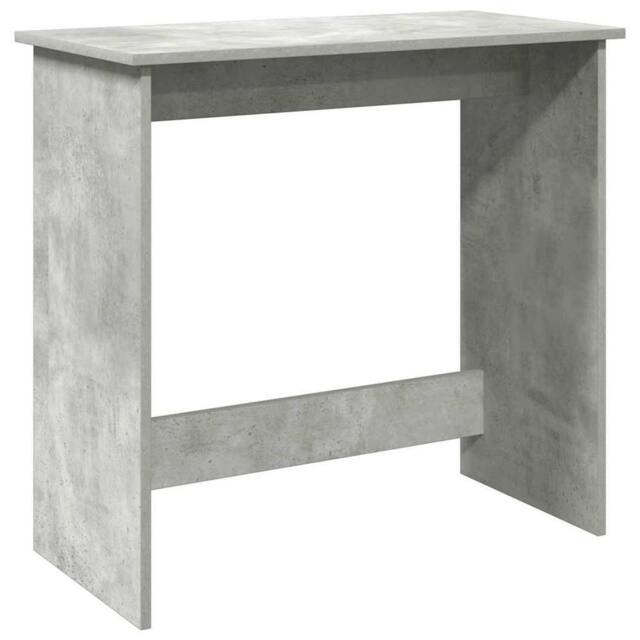Berkfield Home Desk Concrete Grey 80x40x75 cm Engineered Wood - Size: 80 x 40 x 75 cm - image 1