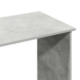 Berkfield Home Desk Concrete Grey 80x40x75 cm Engineered Wood - Size: 80 x 40 x 75 cm - thumbnail 7