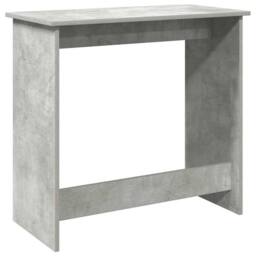 Berkfield Home Desk Concrete Grey 80x40x75 cm Engineered Wood - Size: 80 x 40 x 75 cm - thumbnail 6