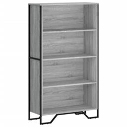 Berkfield Home Bookcase Grey Sonoma 80x31x137.5 cm Engineered Wood - thumbnail 1