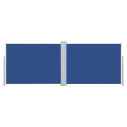 Berkfield Home Retractable Side Awning Blue 120x1000 cm - thumbnail 3