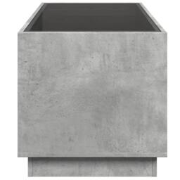 Berkfield Home Decorative Coffee Table with Infinity LED Concrete Grey 70x50x50 cm - Size: 70 x 50 x 50 cm - thumbnail 7